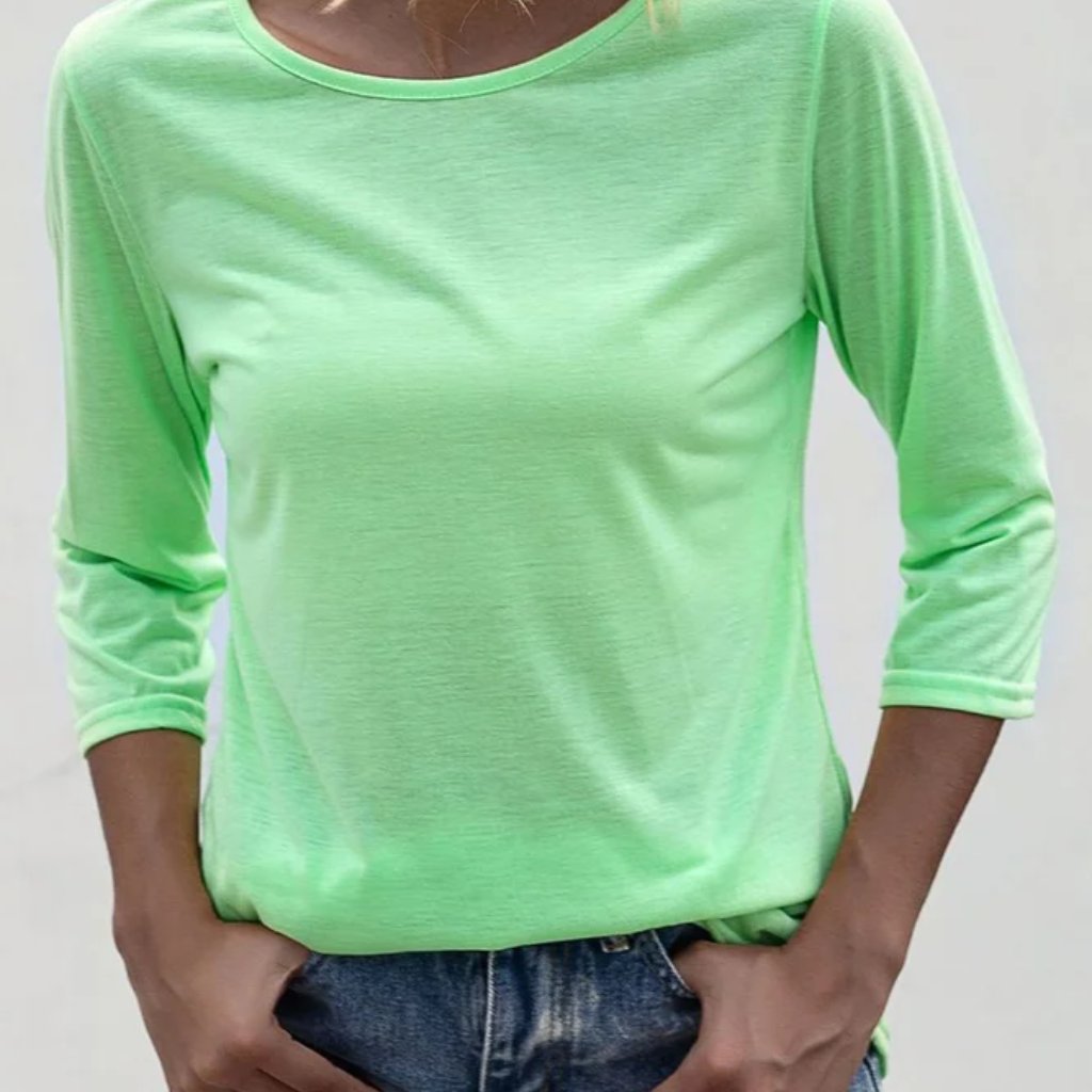 Crew Neck Simple Basic Top. New.